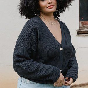 Tradlands Shelter Cardigan in Storm